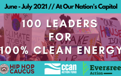 July 21 Outdoor Rally: 100 Leaders for 100% Clean Energy