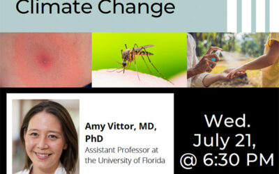 July 21 Webinar: Mosquitoes, Ticks & Climate Change