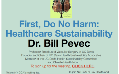 October 18 Webinar – First, Do No Harm: Healthcare Sustainability