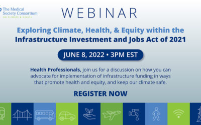 June 8 Event – Exploring Climate, Health, & Equity Within the Infrastructure Investment & Jobs Act of 2021